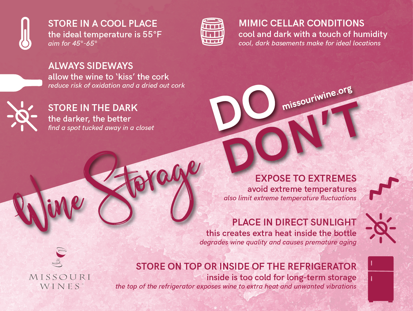 Wine Storage Do's and Dont's MO Wines